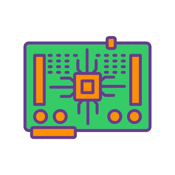 Circuit Board Creative Icons Desig — Stock Vector