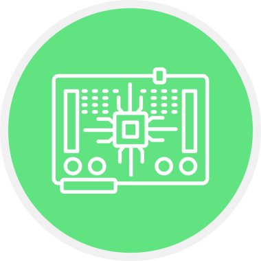 Devre Tahtası Yaratıcı Simgeler Tasarımı