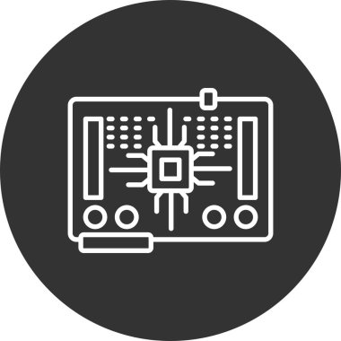 Devre Tahtası Yaratıcı Simgeler Tasarımı