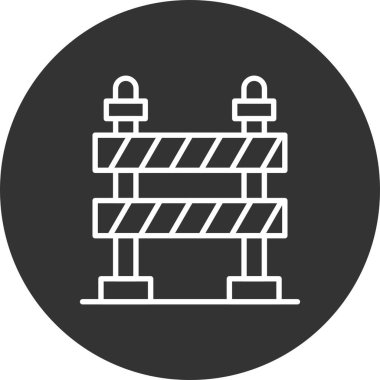 Yol Bariyeri Yaratıcı Simgeler Tasarımı