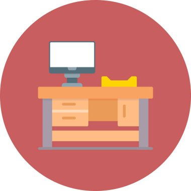 Çalışma Tablosu Yaratıcı Simgeler Tasarımı