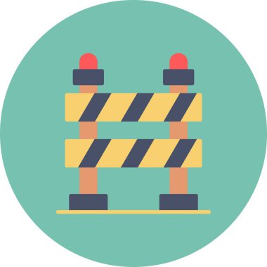 Yol Bariyeri Yaratıcı Simgeler Tasarımı