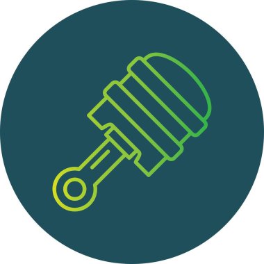 Piston Yaratıcı Simgeleri Desig