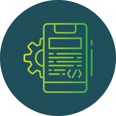 Uygulama Geliştirme Yaratıcı Simgeler Tasarımı