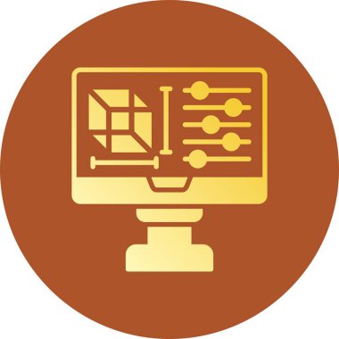 Simülasyon Yaratıcı Simgeler Tasarımı