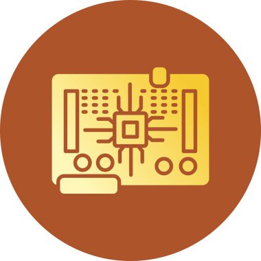 Devre Tahtası Yaratıcı Simgeler Tasarımı