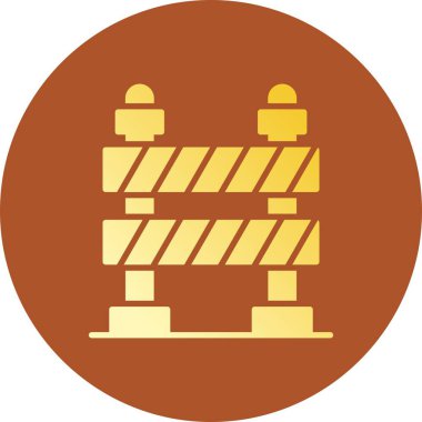 Yol Bariyeri Yaratıcı Simgeler Tasarımı