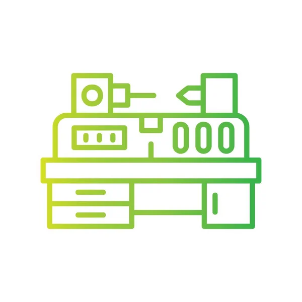 Stock vector Lathe Machine Creative Icons Desig