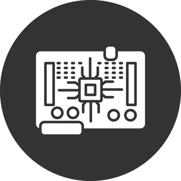 Circuit Board Creative Icons Desig — стоковий вектор