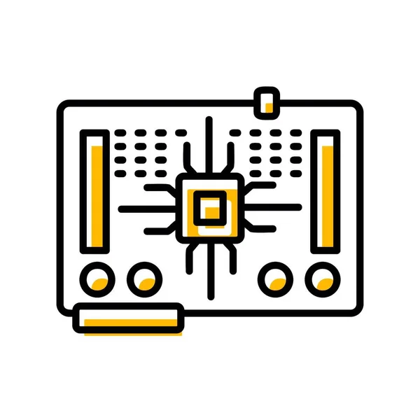 Creative Icons Desig Circuit Board — Stockový vektor