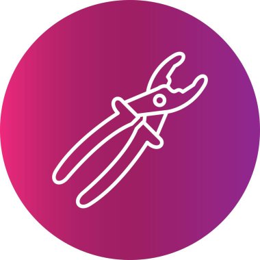 İğne Burun Pensesi Yaratıcı Simgeler Tasarımı