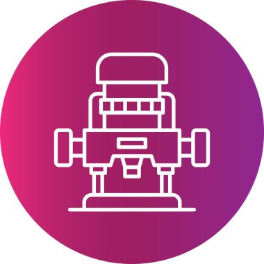 Yönlendirici Makine Yaratıcı Simgeler Tasarımı