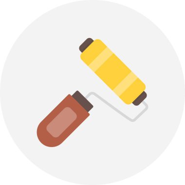 Paint Roller Creative Icons Desig
