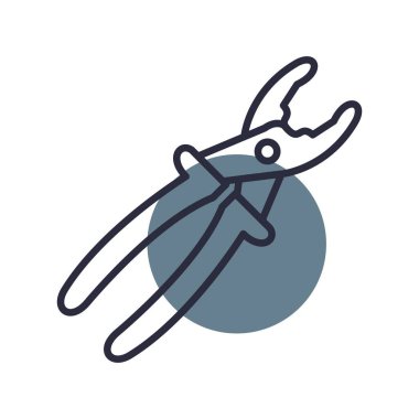 İğne Burun Pensesi Yaratıcı Simgeler Tasarımı