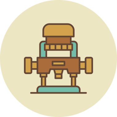 Yönlendirici Makine Yaratıcı Simgeler Tasarımı