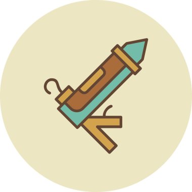  Caulk Silah Yaratıcı Simgeler Desig