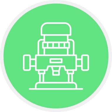 Yönlendirici Makine Yaratıcı Simgeler Tasarımı