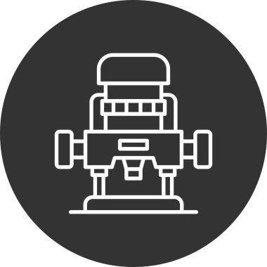 Yönlendirici Makine Yaratıcı Simgeler Tasarımı