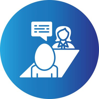  İş Görüşmesi Yaratıcı Simgeler Tasarımı