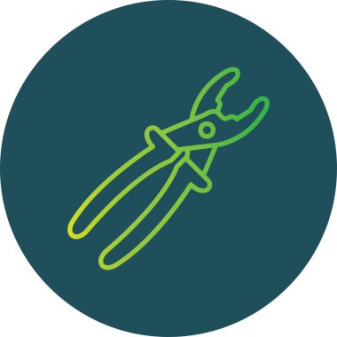 İğne Burun Pensesi Yaratıcı Simgeler Tasarımı