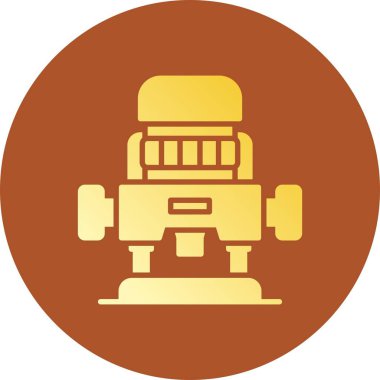 Yönlendirici Makine Yaratıcı Simgeler Tasarımı