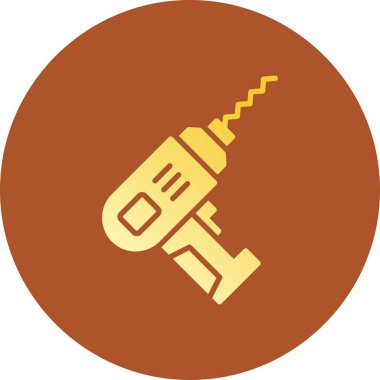 Hand Drill Creative Icons Desig