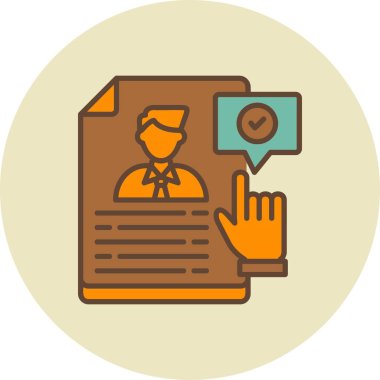 CV Yaratıcı Simgeler Tasarımı