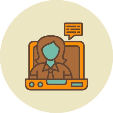 İş Görüşmesi Yaratıcı Simgeler Tasarımı