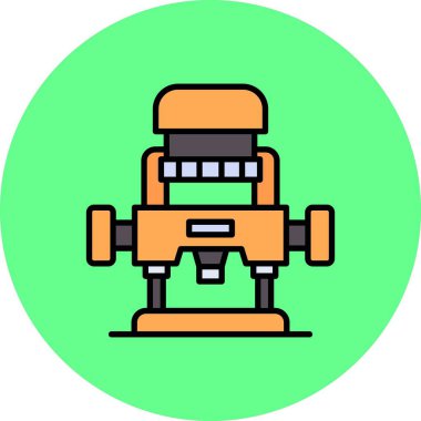 Yönlendirici Makine Yaratıcı Simgeler Tasarımı