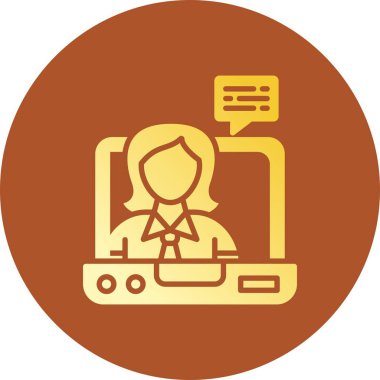 İş Görüşmesi Yaratıcı Simgeler Tasarımı