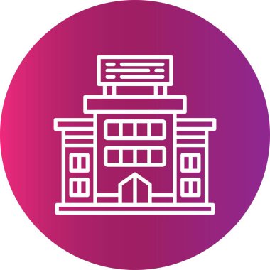 Otel Yaratıcı Simgeleri Tasarımı