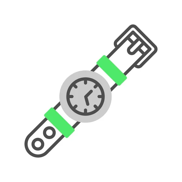 Zegarek Rękę Kreatywne Ikony Desig — Wektor stockowy