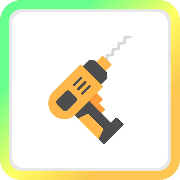 Hand Drill Creative Icons Desig — Vector de stock