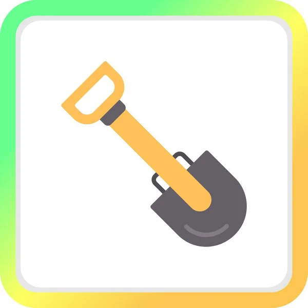 Shovel Creative Icons Desig — Vector de stock