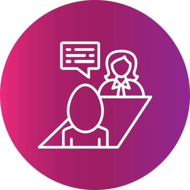  İş Görüşmesi Yaratıcı Simgeler Tasarımı