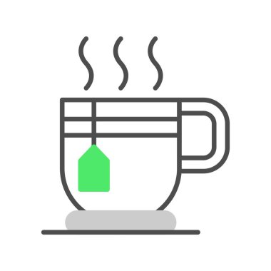 Sıcak İçecek Yaratıcı Simgeler Tasarımı