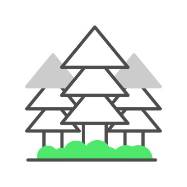 Orman Yaratıcı Simgeler Tasarımı