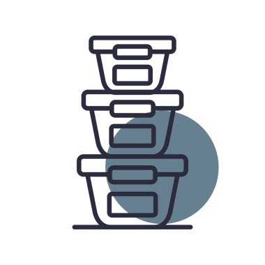 Konteynır Yaratıcı Simgeler Tasarımı