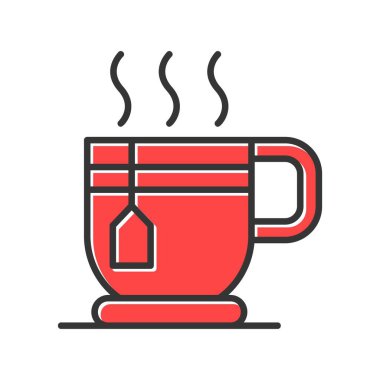 Sıcak İçecek Yaratıcı Simgeler Tasarımı