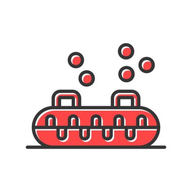 Şişirilebilir Kızak Yaratıcı Simgeler Tasarımı