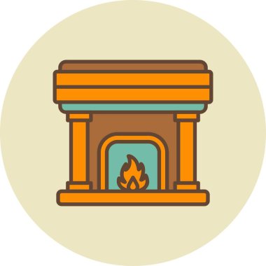  Fireplace Creative Icons Desig