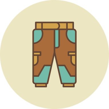 Kayak Pantolonu Yaratıcı Simgeler Tasarımı