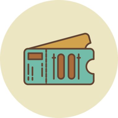 Ticket Creative Icons Desig