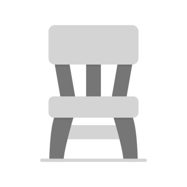 Tahta Sandalye Yaratıcı Simgeler Tasarımı