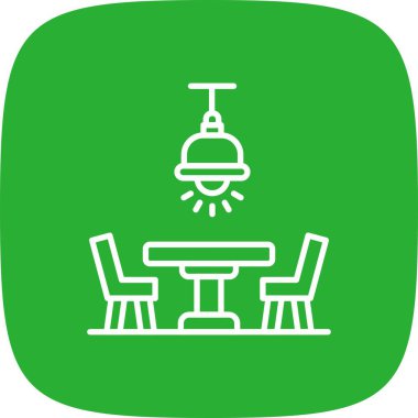 Yemek Masası Yaratıcı Simgeleri Tasarımı