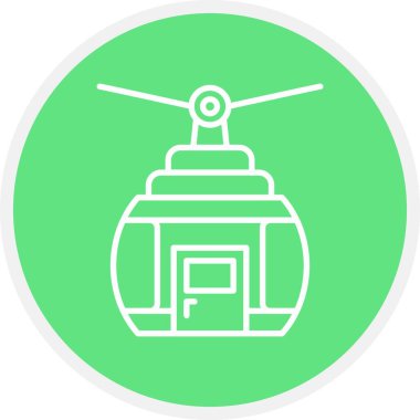 Cable Car Creative Icons Desig