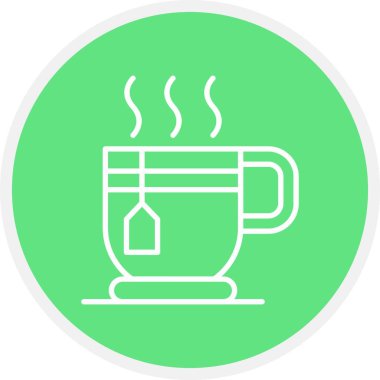 Sıcak İçecek Yaratıcı Simgeler Tasarımı