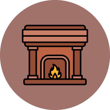  Fireplace Creative Icons Desig