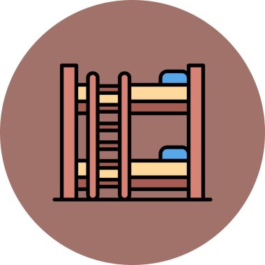 Bunk Bed Creative Icons Desig