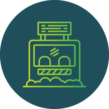 Bilet Kutusu Yaratıcı Simgeler Tasarımı